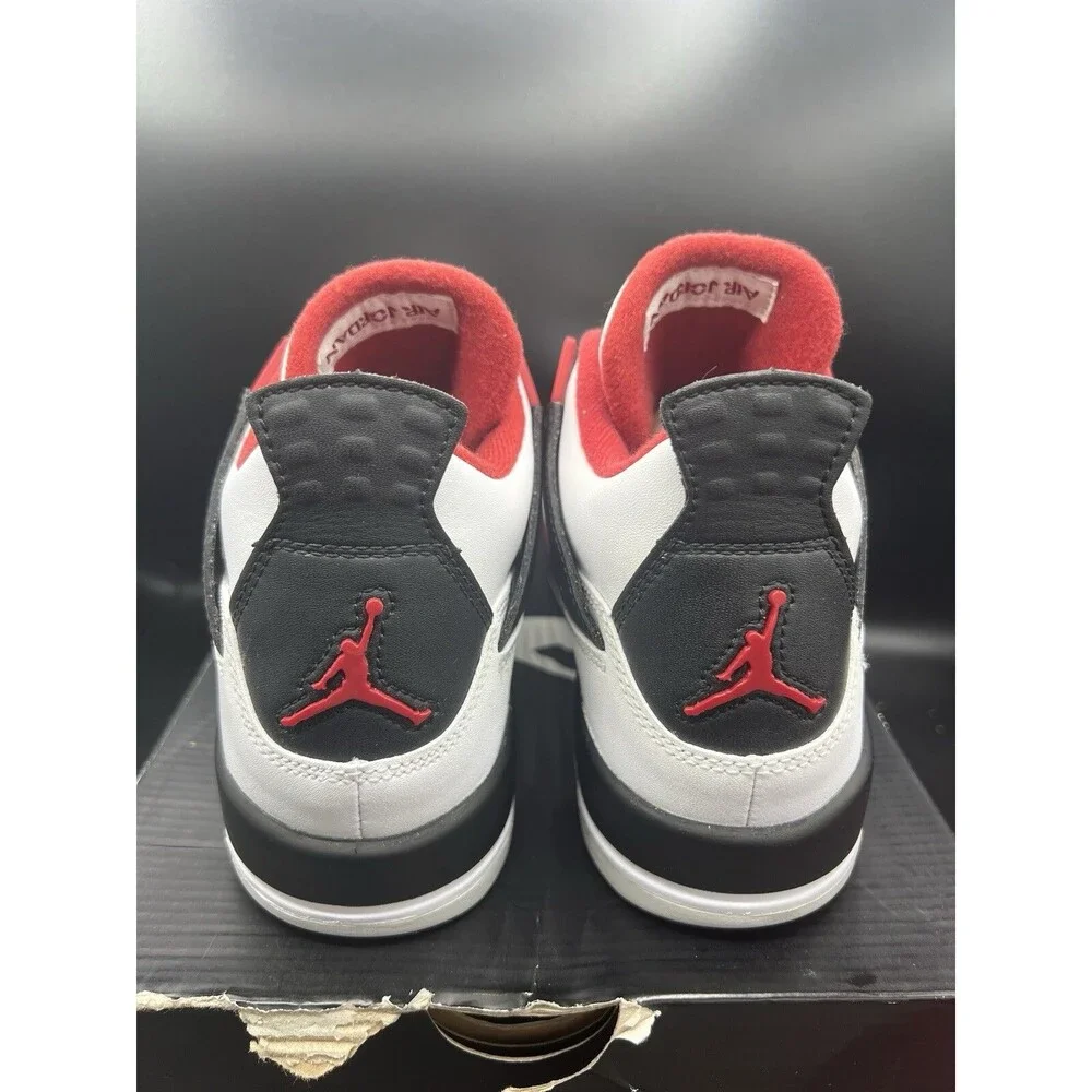 Air Jordan 4 Retro 'Fire Red' 2012 GS Size 6Y / Wmn's 7.5 (408452-110) DS OG ALL